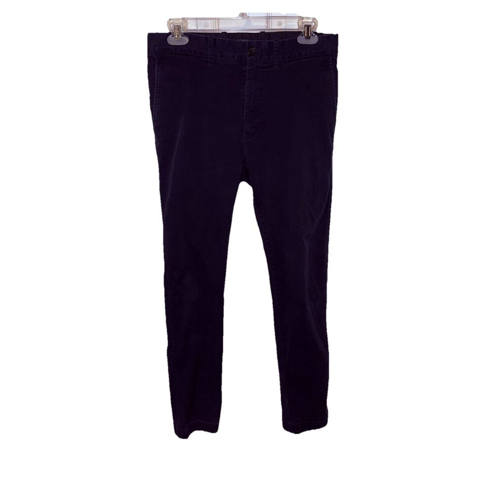 J Crew Pants Mens 30 x 32 Navy Blue Straight Flex Slim Fit Chino’s